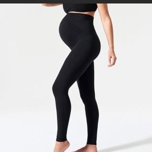 BLANQI Everyday Maternity Belly Support Leggings - Black - Size Small. Stretchy.